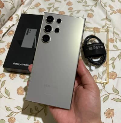 Samsung Mobile S24 Ultra pta approved urgent sale connect OLX