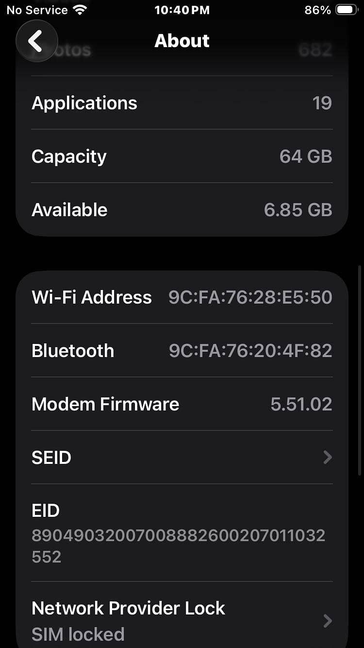 Apple iPhone SE 3RD GENERATION 1