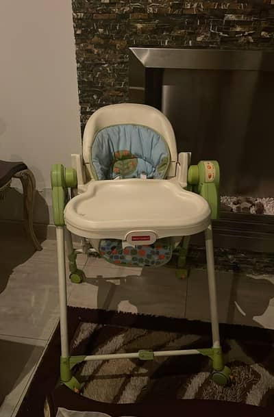 Electric Baby High Chair & Swing | Automatic + Manual Swing | Like New