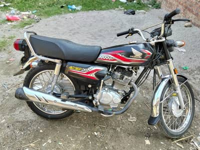 Honda CG 125 2024 Model | Black | Neat & Clean | For Sale