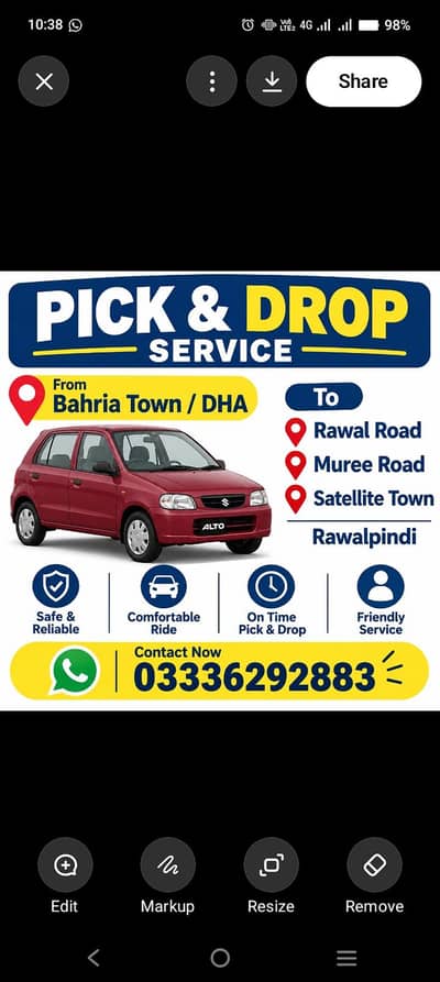 Pick and Drop Service