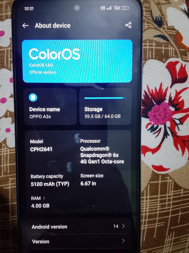 OPPO A3x 5