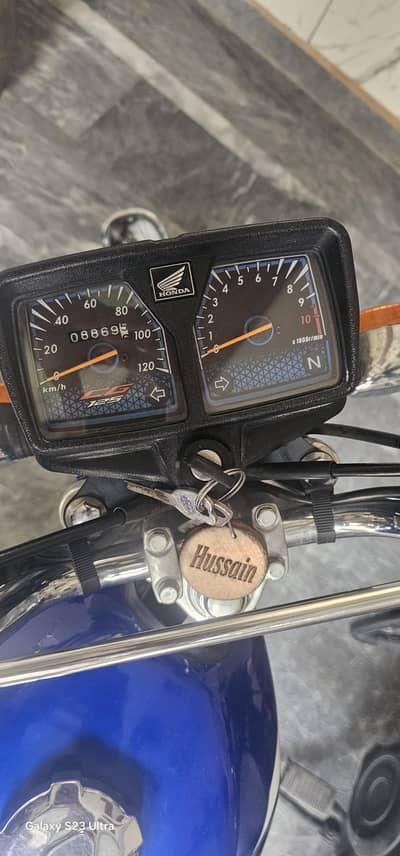 Honda 125 blue color 2025 lush condation