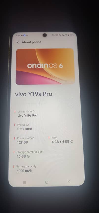 Vivo Y19s pro