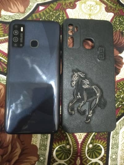 Infinix Hot 9 4/128 finger camera ok 10/10 only glass change with cabl