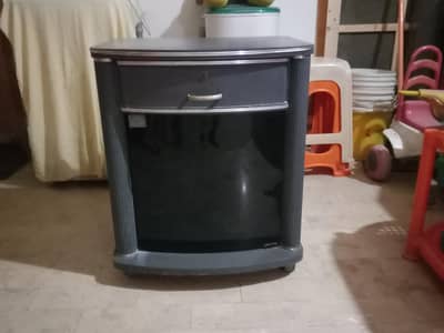 Multipurpose Wooden Cabinet / TV Stand with Wheels & Storage