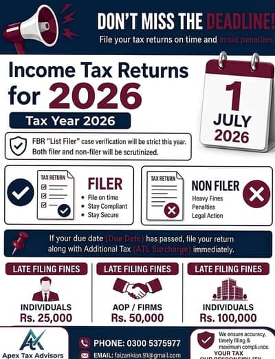 File your Returns 2026