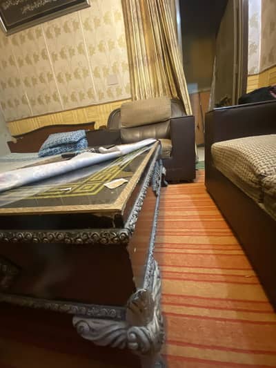 Sofa set three two one and table
