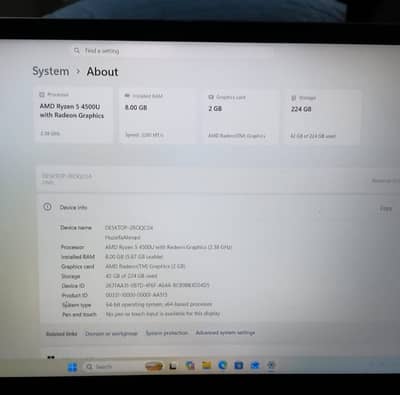 Lenovo IdeaPad Ryzen 5 Amd 4500U