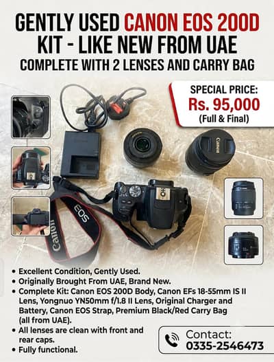 Canon DSLR EOS-200