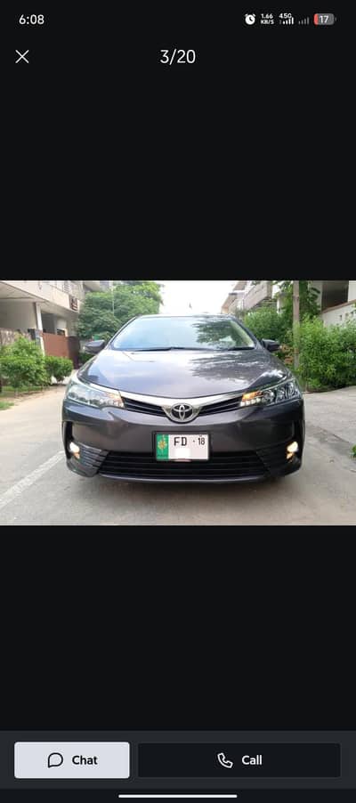 Toyota Corolla Altis 2018
