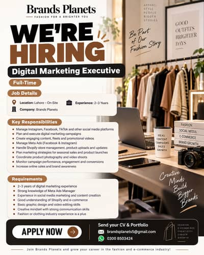 We’re hiring! Female Social Media Marketing & Photography Expert