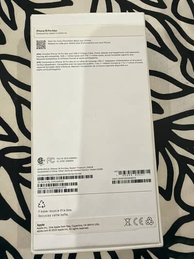 IPHONE 16 Pro Max 256GB – NON PTA