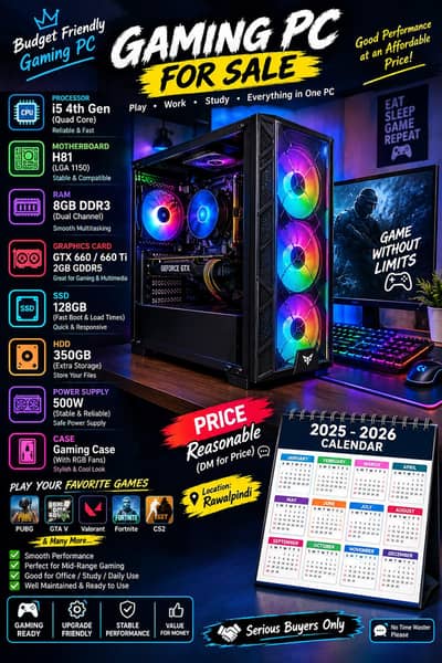 GAMING PC LOW PRICE MA ACHI PERFORMANCE