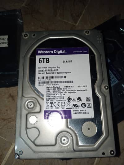 western digital 6 TB hear disc