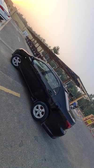 Toyota Corolla GLI 2007 Kora model black colour