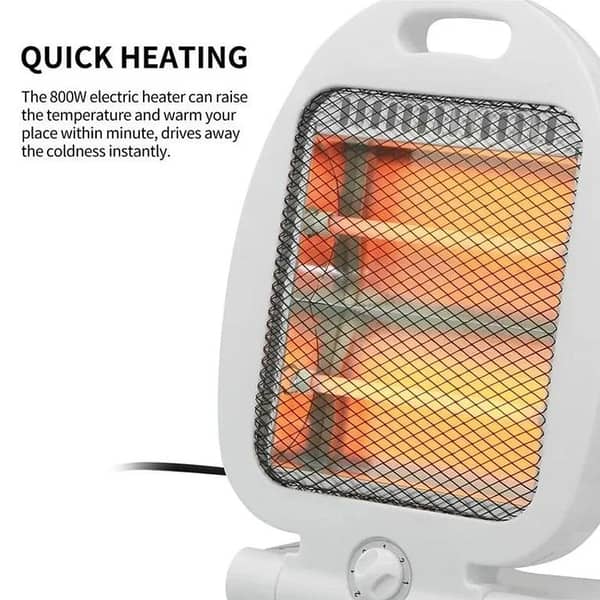 T  Electric Room Heater | Electric Heater With Safety Switch | Energy Saving | Foldable Heater | Best Quality Heater | (400W ,800W) | (300W, 600W)
