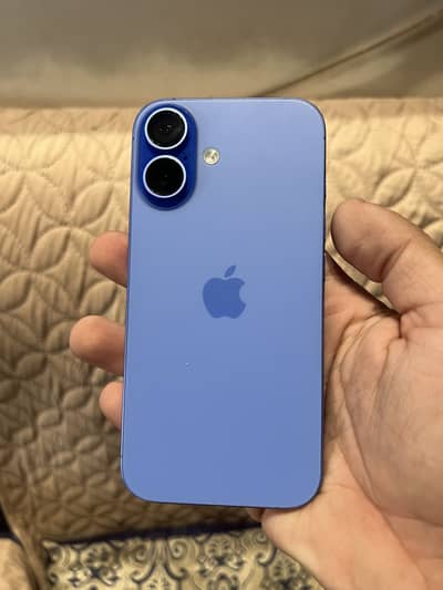 Apple iPhone 16 jv 89 bh 128 gb (line on top left corner )