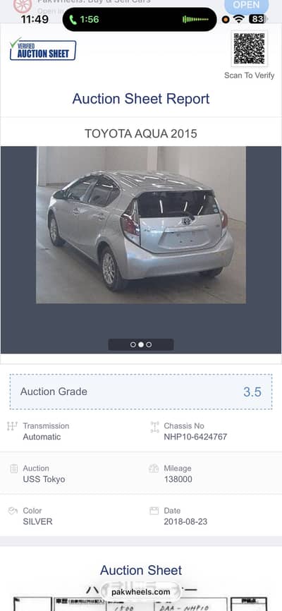 Toyota Aqua 2015