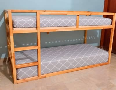 Original IKEA wooden bunk bed, purchased from Dubai, UAE.