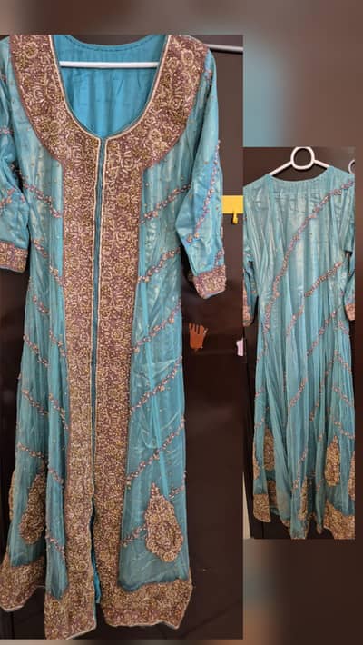 heavy formal/ Wedding dress with dupatta & clutch- Worn once