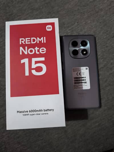 Redmi Note 15 8GB/256GB | Only 3 days used