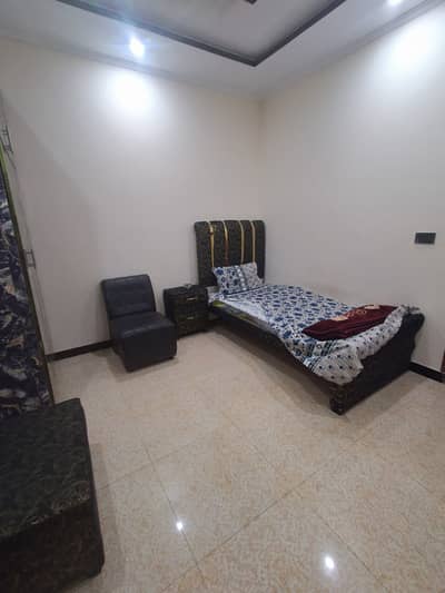 full furnished single room for rent with include bile