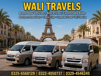 Rent A Bus, Hiace Grand Cabin, hiroof and Coaster for rent honda BRV