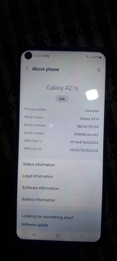 Samsung Mobile A21s