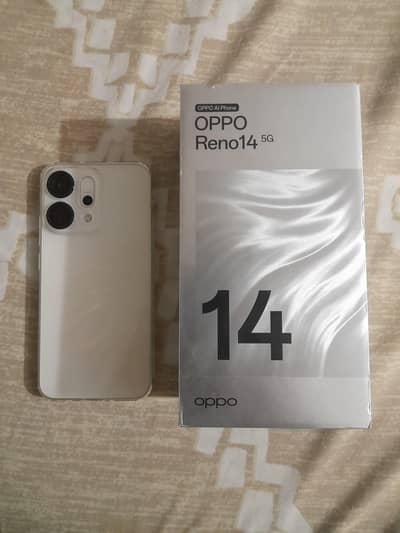 Oppo Reno 14 (12 gb Ram / 512 gb Storage) with complete stuff