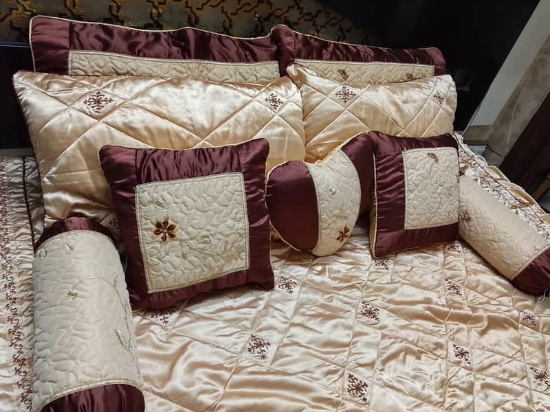 Wedding bed sheet complete set 1