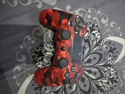 PS4 DualShock 4 Controller – Red Black Camo | Fully Working