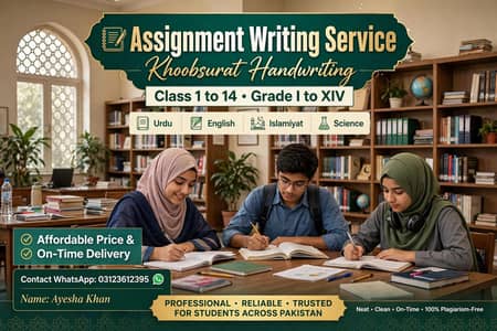 handwritten Assignment service class 1 to 16 Neat & clean writing KARA