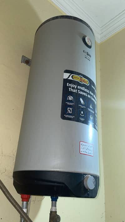 Super asia geyser. Used once or twice. Good condition