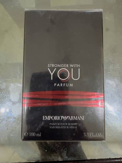 Armani = stronger with you (perfume)