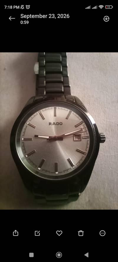 rado. black shine . 3500