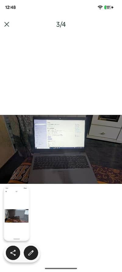 lenovo laptop core i5 10th 4gb ram 128gb ssd.  1tb sdd