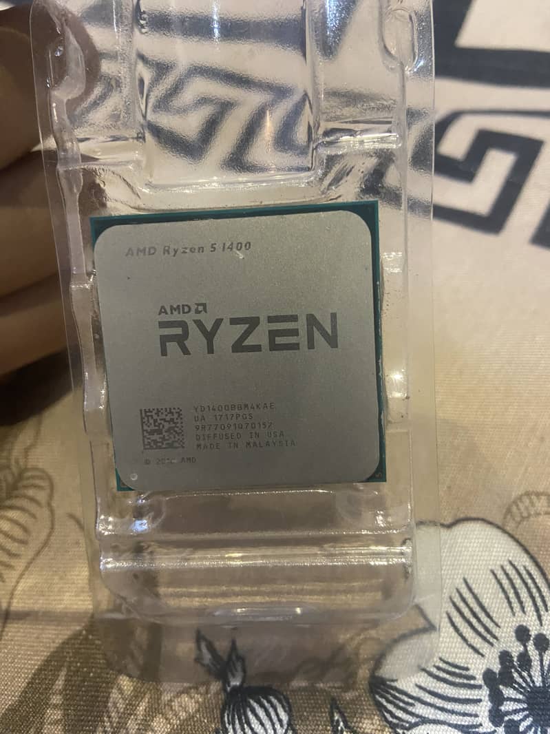 Amd Ryzen 5 1400 tray processor 4 core 8 thread Am4 socket 1