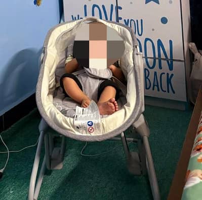 Mastela 4 in 1 Baby Swing / Rocker / Cot / Bassinet - Like New