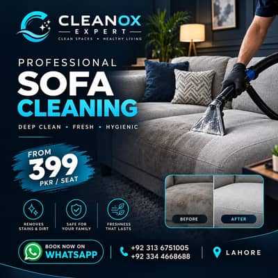 Cleanox Expert Sofa cleaning services
