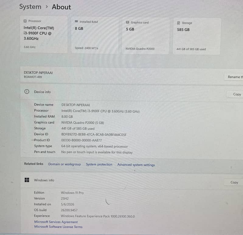 Intel Core i3 9th Generation Desktop PC for Sale . - Gaming PCs ...