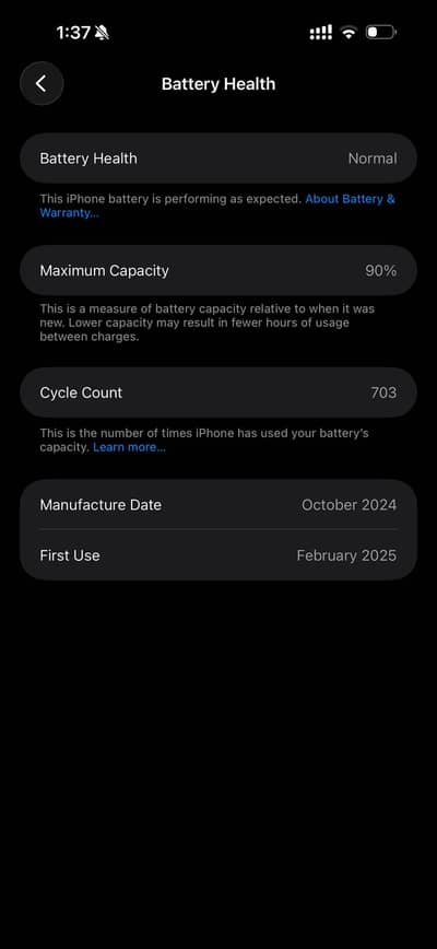 Iphone 16 pro max pta 256 gb