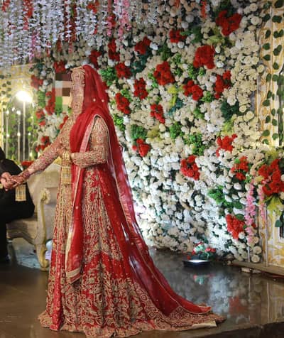 Barat bridal wear lehnga gown