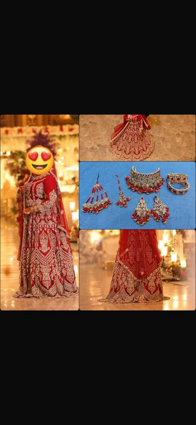 Barat Dress with jewellery