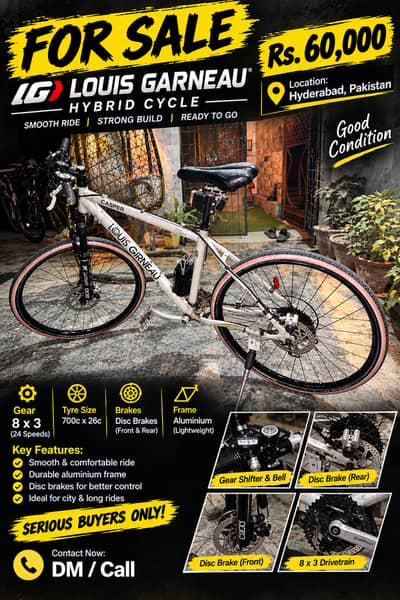 LOUIS GARNEU CASPER LGS-XC (HYBRID)