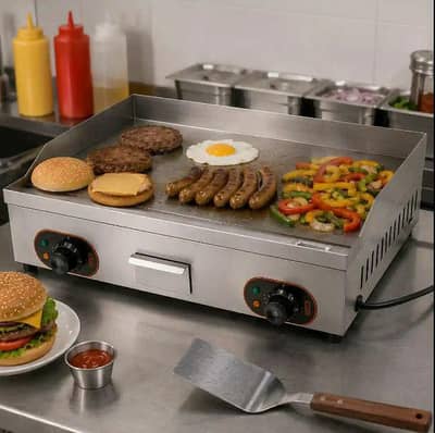 Imported Commercial Electric Flat Hotplate Griddle 28×15 Inches