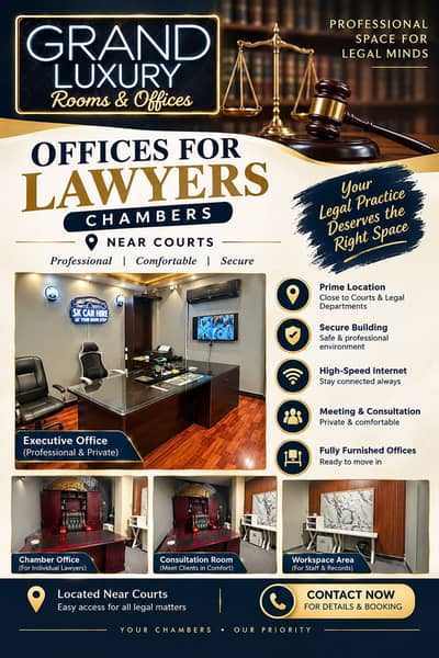 Offices are available for rent in the best location of lhr mall road