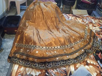 lahnga with valvet kurti