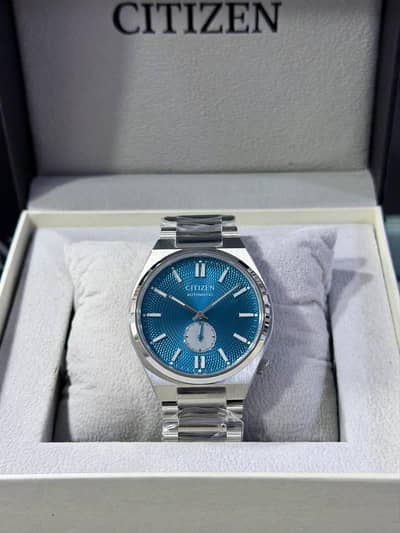 CITIZEN TSUYOSA DOWN SECOND BLUE DIAL WATCH