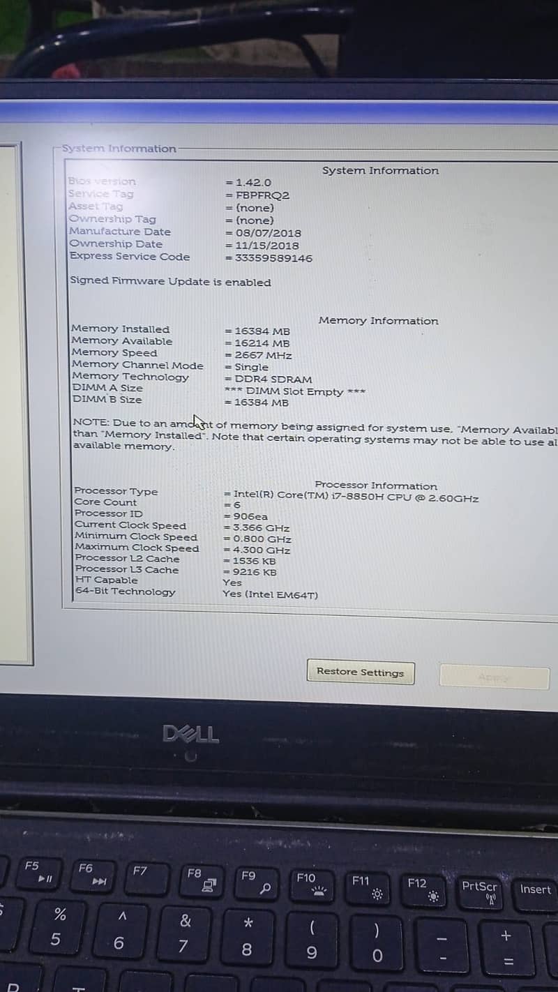 Dell precision 5530 2